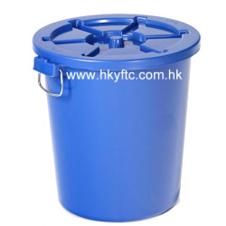 90L ROUND LID BIN