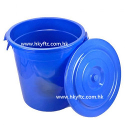 65L ROUND LID BIN