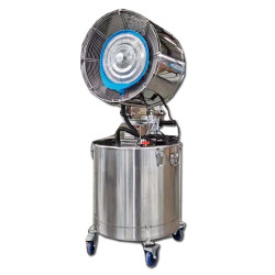 Moveable Evaporative Cooling Fan